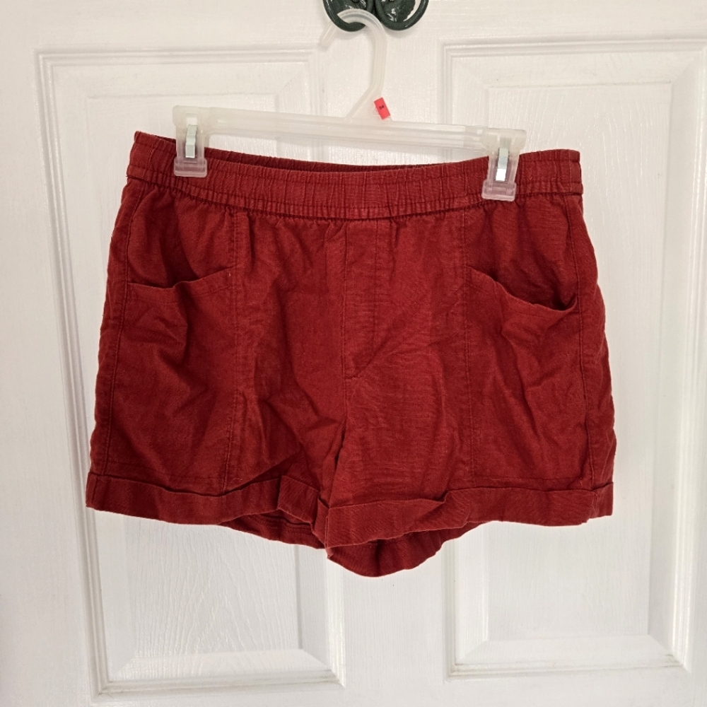 Old Navy High Waist Red Shorts